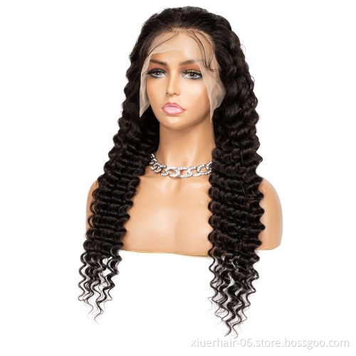 13X4 Transparent Lace Frontal Wig With Baby Hair For Black Women Vendors 100% Virgin Brazilian Hair Hd Lace Front Human Hair Wig